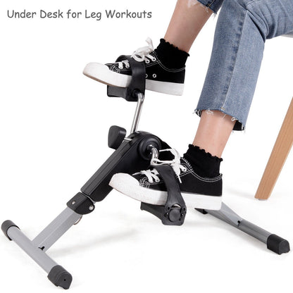 Indoor Under Desk  Pedal Exercise Bike For Arms Legs